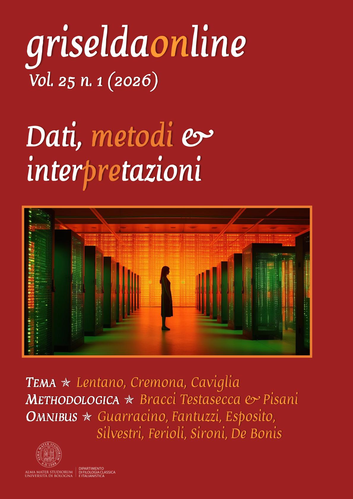 					Visualizza V. 25 N. 1 (2026): Dati, metodi e interpretazioni
				